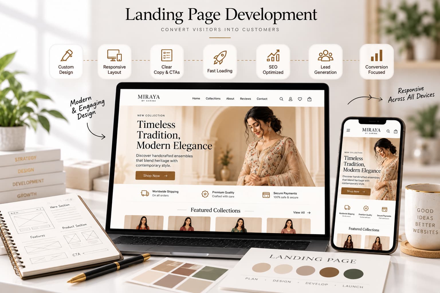Landing Page Development