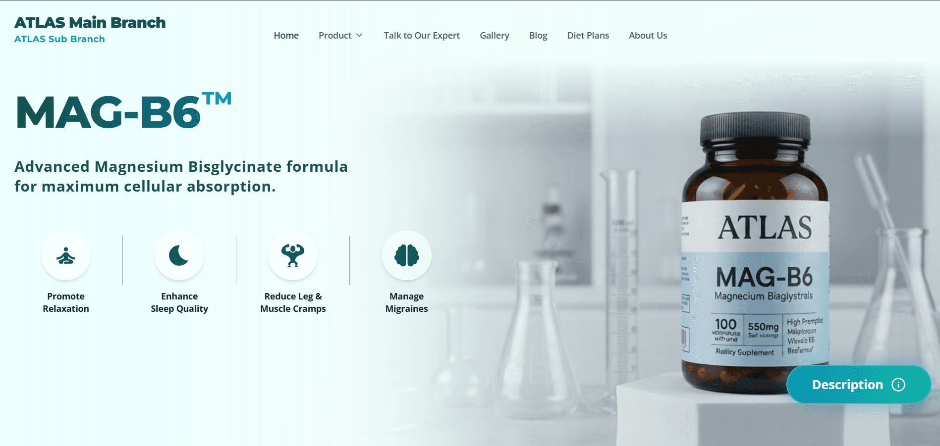 ATLAS — WEBSITE project by Praveer Tarudkar