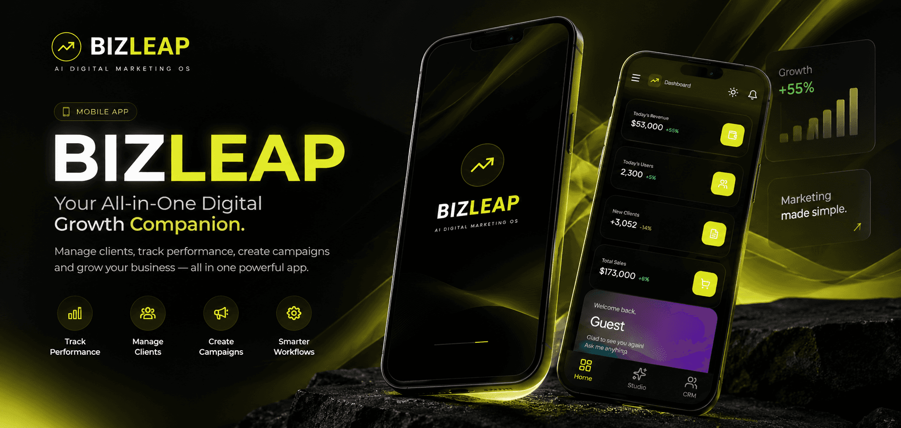 BIZLEAP AUTOMATION APP — MOBILE APP project by Praveer Tarudkar
